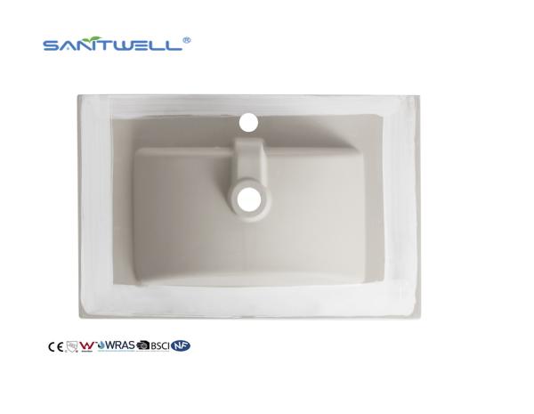 AC8003-70 New Popular Nice Design Ceramic Cabinet Basin 700MM Length Wash Hand Sinks Bathroom