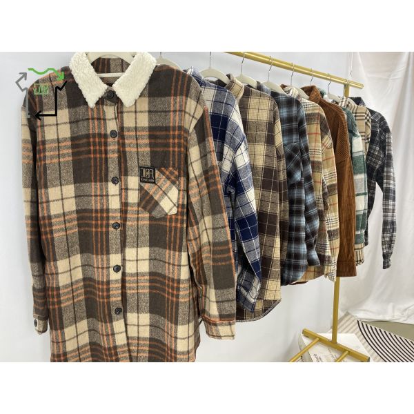 Adults Second Hand Shirts Mixed Style Mixed Winter Lining Dressing For Men Women