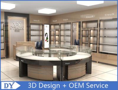 Óculos redondos Display Counters / Retail Jewellery Display Cases