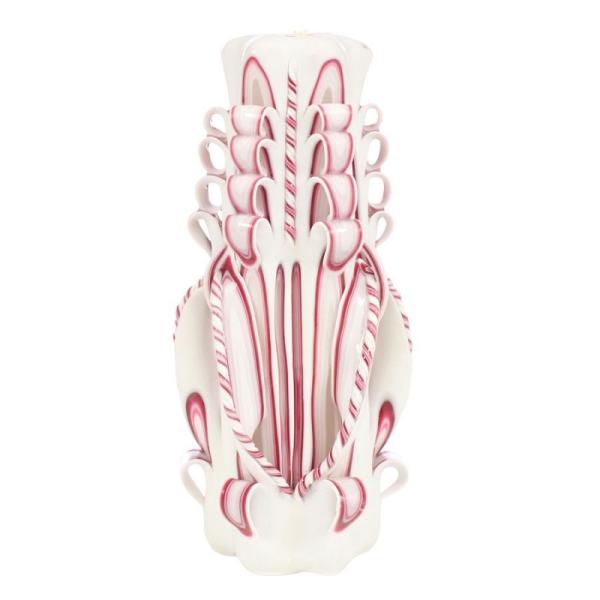 100% paraffin wax unscented & handmade 10"craved havdalah candle packed into