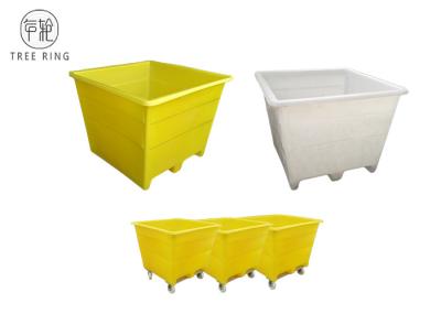 Rotationally Molded Custom Rectanuglar Plastic Pallet Bins Mega For Industrial Needs