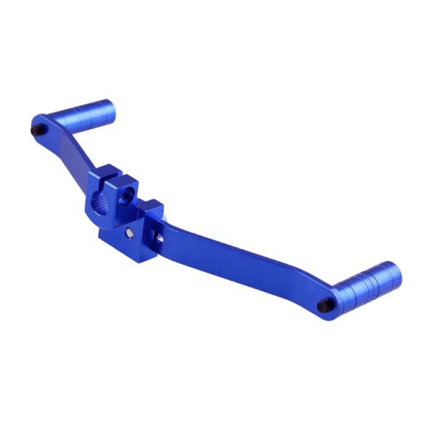 Blue Anodizing CNC Aluminum Parts CNC Machining Motorcycle Accessories