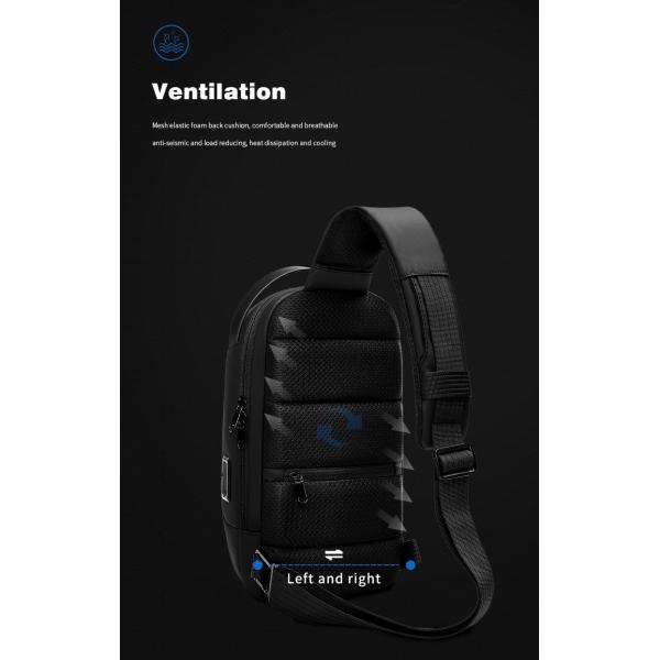 Фабрика новый дизайн горячая продажа оптом путешествие плечо грудной сумки корейский кроссбоди пользование мужчины слинга сумка