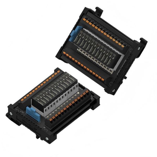 Relay module module 24V intermediate control integrated PLC 8/12/16 multi-channel amplifier board terminal