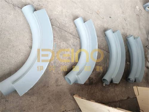 Wear-Resistant Ceramic Backpack Elbow  With Antiwear Design For Pneumatic Conveying Wear-Resistant Lined Pipes