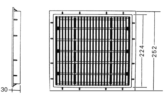 plastic 25x25CM above ground pool main drain Gate