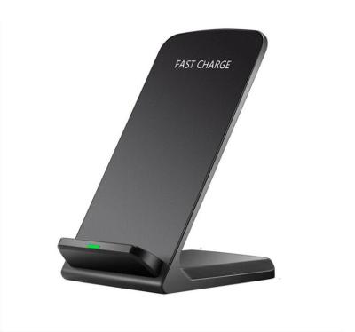 Two Coils Fast Qi Standing Wireless Charger With Housing For Moible Phones
