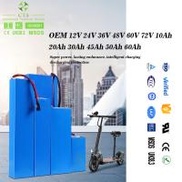 Lítio Ion Battery Pack 48v 40ah 72v 60ah de BMS Lifepo 4 para a motocicleta de Ebike do 