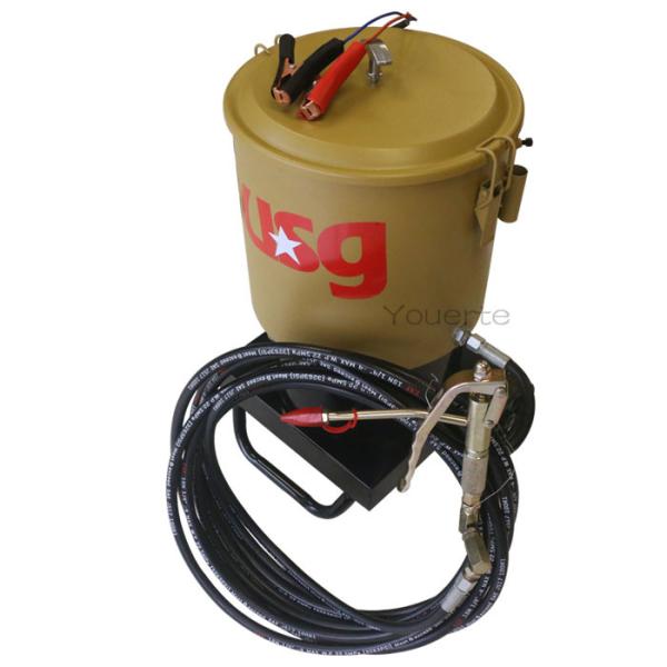 6000-9000psi Manual Lubrication Pump 15L 24 Volt Grease Pump With Pulley