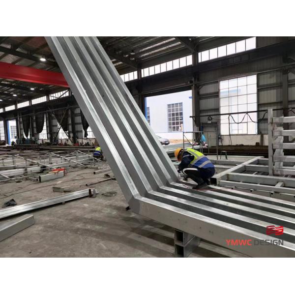 6 Color Printing Luxury Modern Outdoor Shading Pergola Steel Sculpture Customizable Size