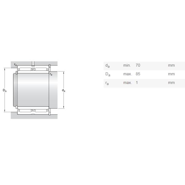 OEM 65X90X45mm NA6913 Roller Cage Bearing Single And Double Row With Inner Ring