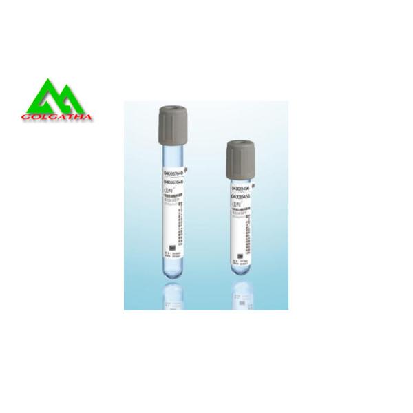 Single Use Medical And Lab Supplies Vacuum Blood Collection Tube Glass / PET Material