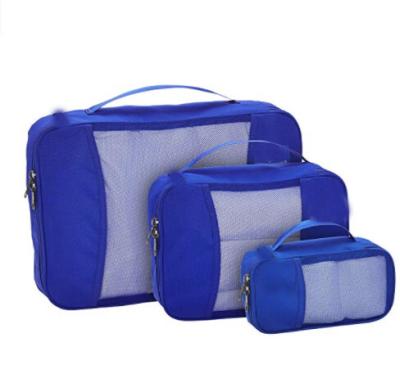 Waterproof Packing Pods For Suitcases , Travel Suitcase Organiser Zipper Polyester