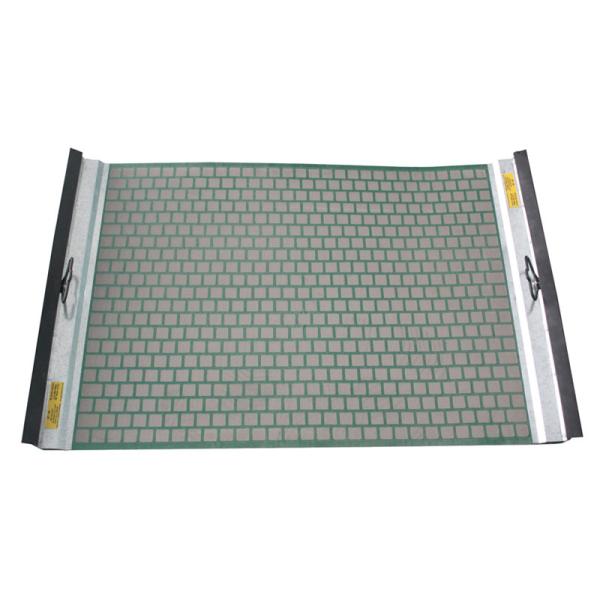 Hook Strip Flat / Soft Shale Shaker Screen Steel Frame Pretension Frame