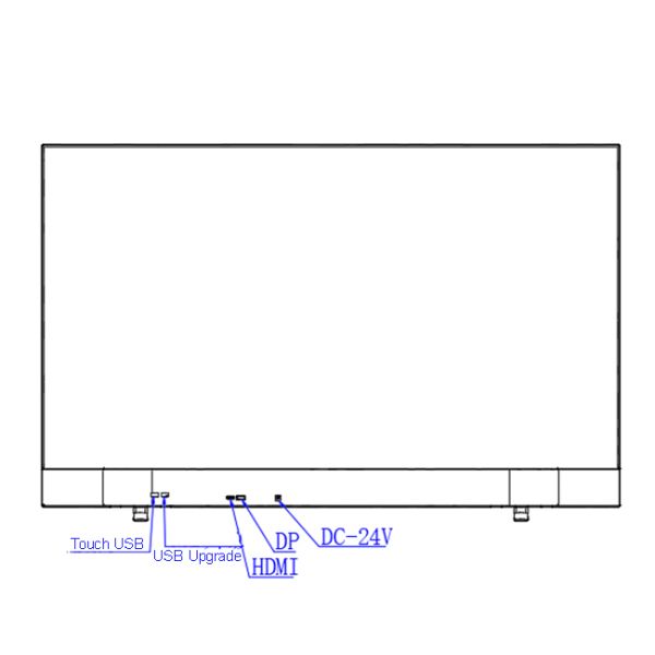 55 Inch Smart Oled 4K Information Kiosk transparent oled (tv-oled) displays