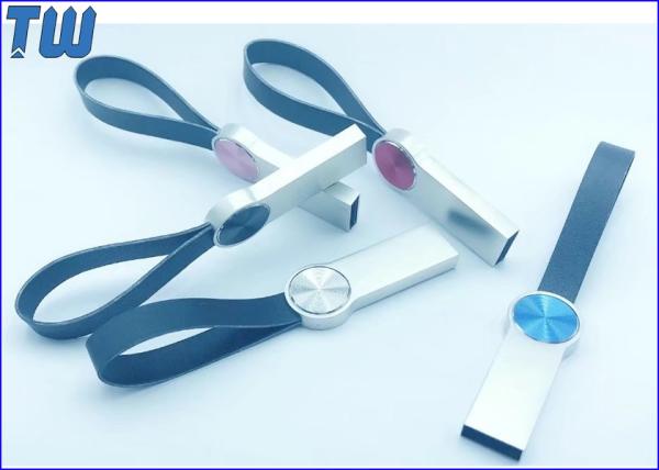 Custom Branding Leather String 2GB Flash Drives Stick Storage Device