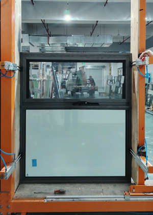 Aluminum Alloy Modern Awning Window AS2047 Standard Top Hung Window