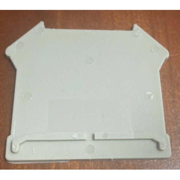 Phoenix Contact End Cover Gray PLC Connector Spring Terminal Block 1.8 mm Width