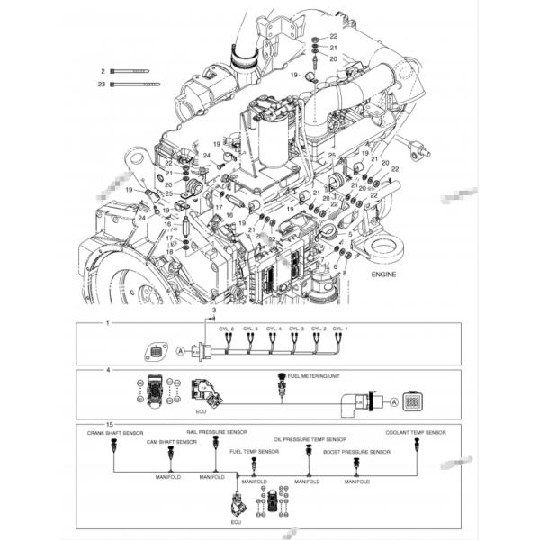 Экскаватора провода регулятора Doosan 65.29101-6201C DX225 DX140 DX180 части электрического запасные