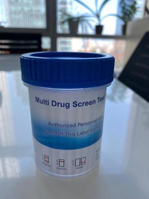 Le CE a approuvé le kit d'essai de drogue de 10 panneaux une tasse d'urine de Doa d'étape pour 30 drogues différentes