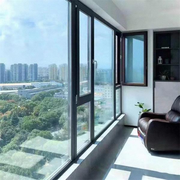 Fenêtres à double vitrage en alliage d'aluminium personnalisées pour l'isolation acoustique