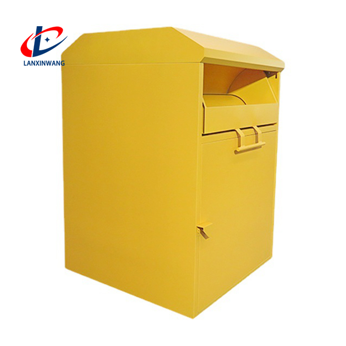 Clothing Recycling Bins Custom Metal Fabrication for Community Recycling