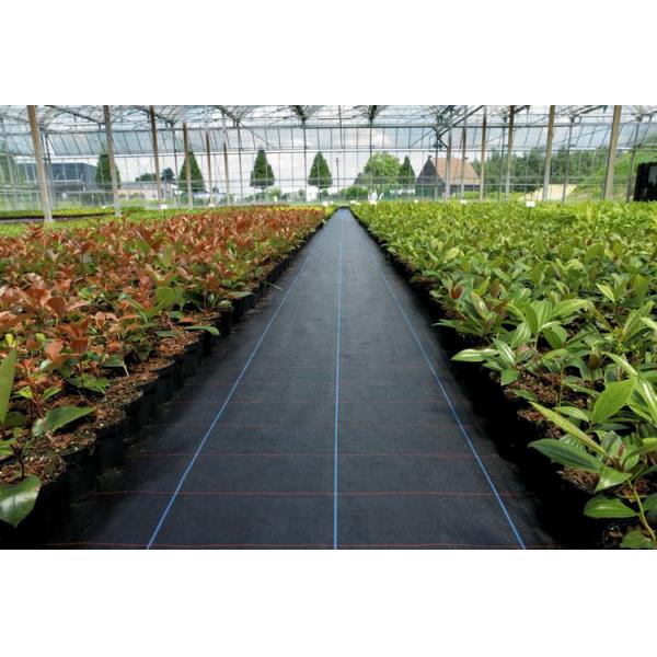5oz 150gsm Black Garden Weed Barrier Fabric