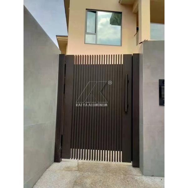 0.8mm 6060 Garden Gate Aluminum Door Profile Anodic Oxidation