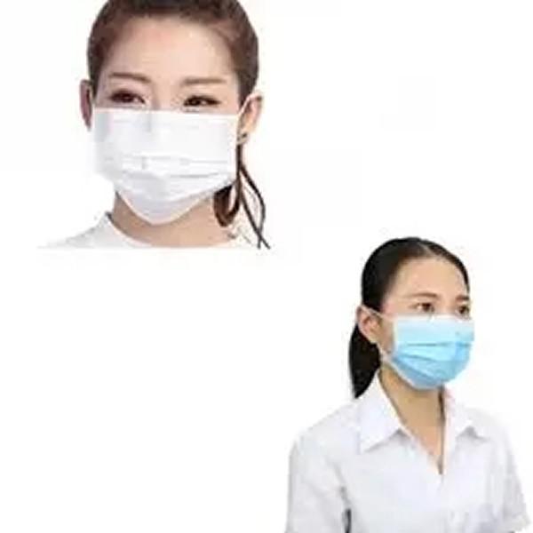 3 Ply Disposable Nose Mask Antibacterial Surgical Mask Non Woven Fabric Material