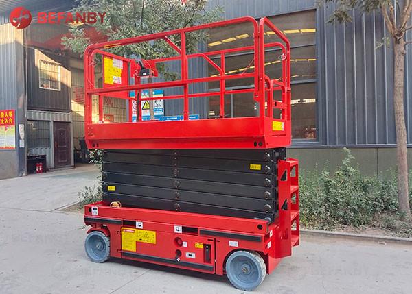 4-12M Elevador de tesoura hidráulica autopropulsada