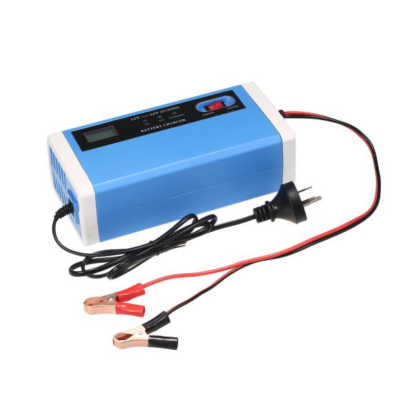 Electric Input 12V/20A Full Automatic Battery Chargers with 10A Power LCD Display Power Puls Repair and Wet Dry Feature