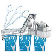 Máquina de embalagem de fio dental multifuncional