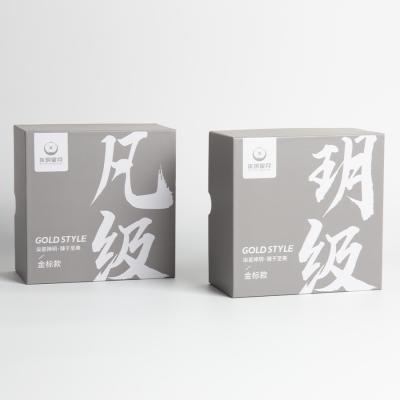 Boîtes en carton blanc personnalisées avec insert d'éponge imprimé en couleur Taille personnalisée acceptée