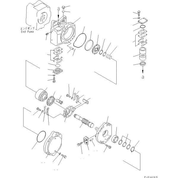 708-4L-00910 708-45-10204 708-2L-00380 7084L00911 For Komatsu WA700-3 WA800-3 WHEEL LOADERS Hydraulic Main Pump  LOADER PUMP Piston Pump SWITCH PUMP PUMP ASSY Aftermarket Original