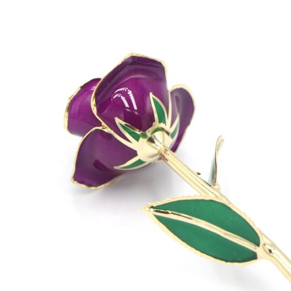 24k Gold Rose Gold Plated Rose With High Quality Gift Box Forever Gold Rose for Christmas Valentine's Day  Gift