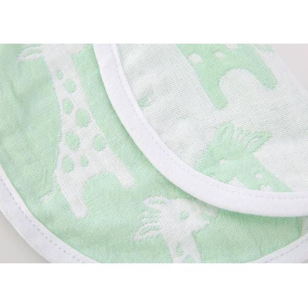 2pk Jacquard Infant Baby Feeding Bibs / Toddler Drool Bibs Healthy And Safe