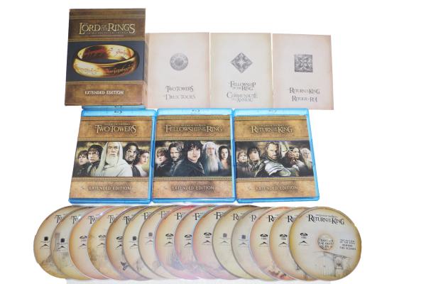 Free DHL Shipping@HOT Classic Blu-Ray DVD Movie Wholesale The Lord of Rings-Trilogy Boxset