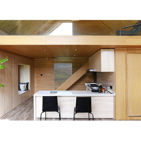 Unidad de hotel de cabina de hotel de casa de centro turístico de estudio de jardín pequeño prefabricado de acero ligero moderno