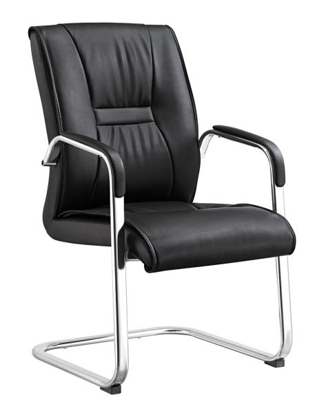 Durable Non Swivel Desk Chair , Home Office Leather Desk Chairs High End