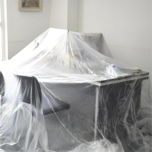 Folha de poeira de tecido de plástico transparente para pintura de outros produtos domésticos fabricados