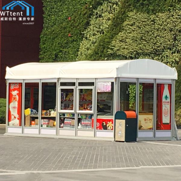 Small Size Kiosk Arcum Tent Showroom Galvanized Steel Connectors