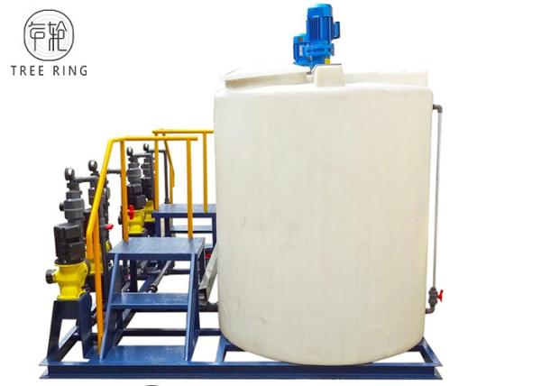 UV-Stabilised PE Plastic Chemical Tanks For Cooler Water Treatment Mc 1000l Rotomolding