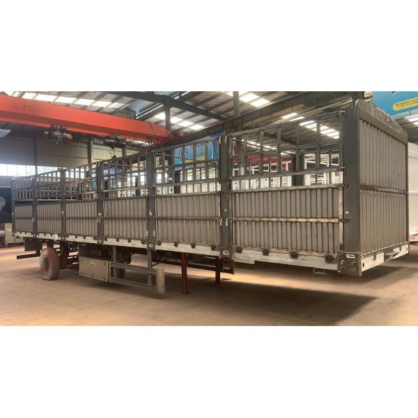 3-осевой 40T Животноводческий забор грузовой прицеп Животноводческий мини полуприцеп для фермы