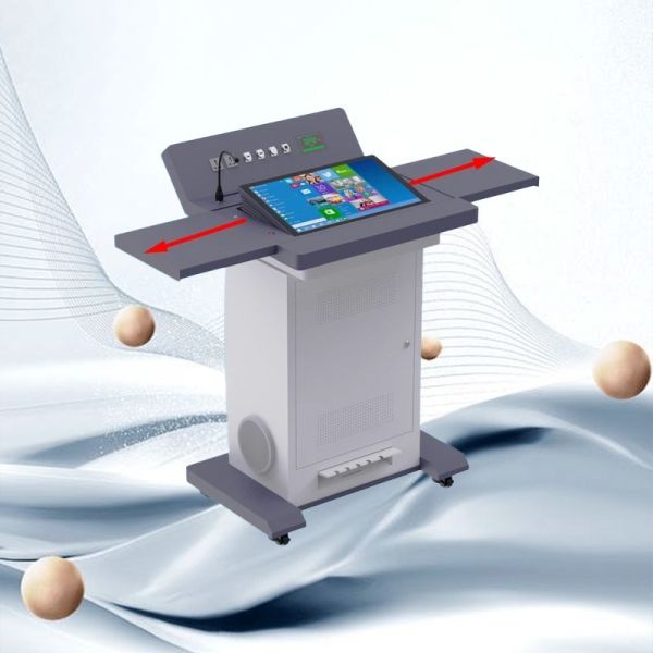 Qtenboard Digital Podium with Integrated PC Touch Screen and Plug and Play Connectivity for Smart Classrooms