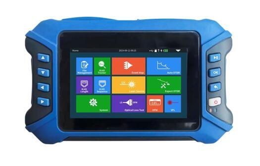 100Km Fiber Optic Tool Kit LCD Screen 1310nm 1550nm Two Wavelengths Mini Pro OTDR