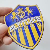 Fréquence principale du transfert de chaleur TPU Logo Soccer Jersey Patch High