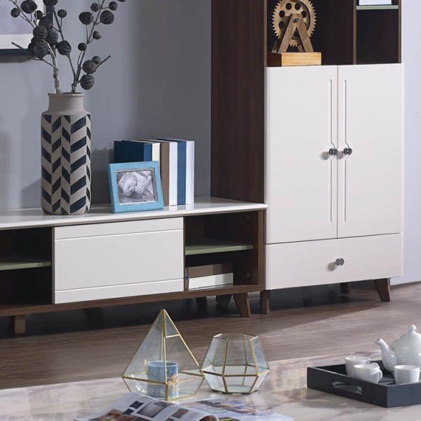 Plywood Family Room Storage Cabinets Living Room TV Cabinet