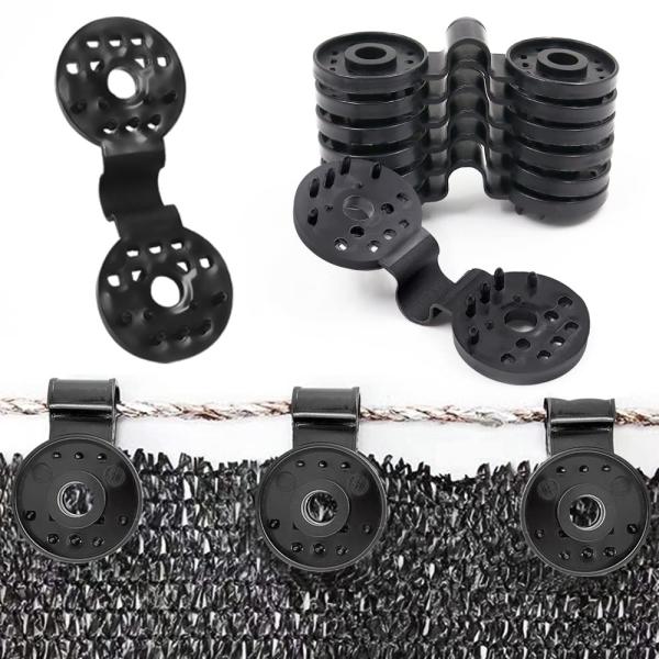 Shade Cloth Clips Heavy Duty Lock Grip for a Variety of Sun Shade Net and Plastic Mesh Clip