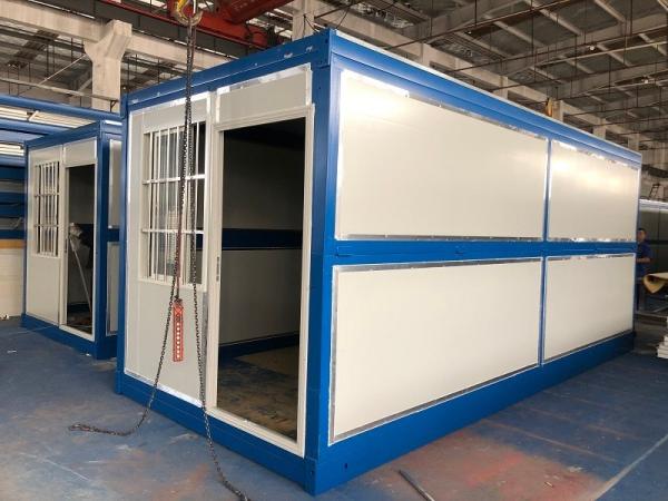 Modular Prefabricated Folding Container Home Site Office Galvanized Steel