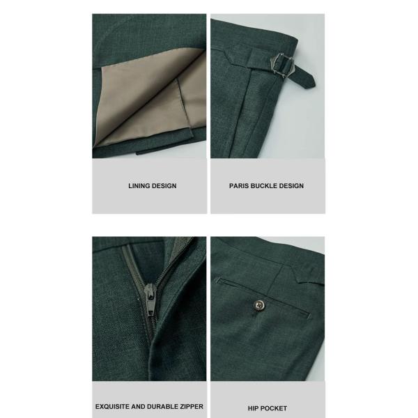 Diseños personalizados Traje de tres piezas para hombres de negocios y eventos formales al estilo británico